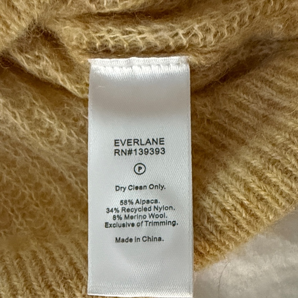 Everlane Women's Alpaca Cardigan - Picture 3 of 3